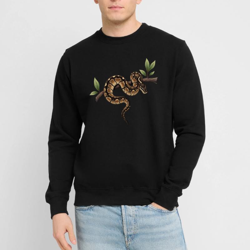 Roi Python Serpents Amoureux Terrarium Python Sweat-shirt Unisexe
