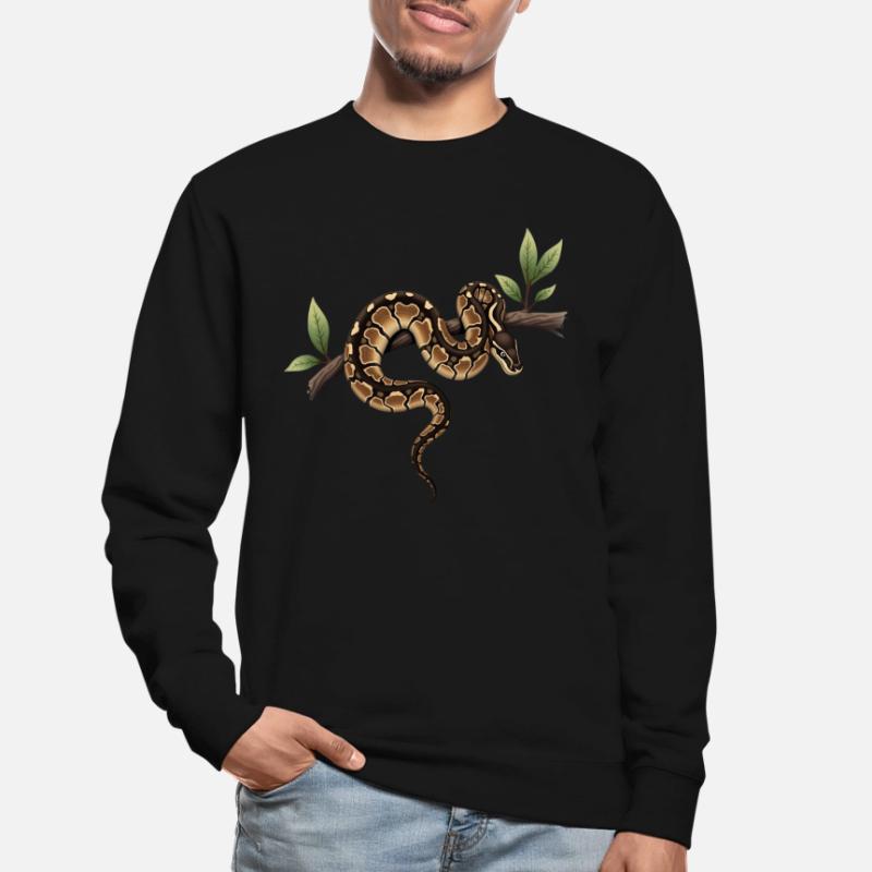 Roi Python Serpents Amoureux Terrarium Python Sweat-shirt Unisexe