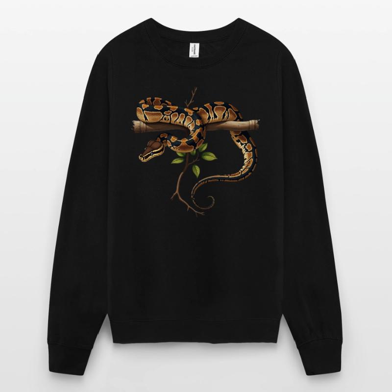 Roi Python Serpents Amoureux Terrarium Python Sweat-shirt Unisexe