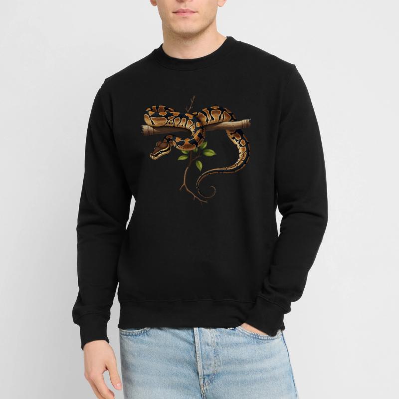 Roi Python Serpents Amoureux Terrarium Python Sweat-shirt Unisexe