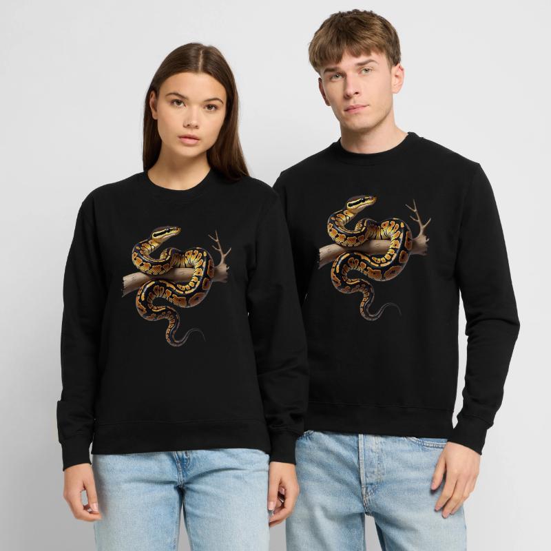Roi Python Serpents Amoureux Terrarium Python Sweat-shirt Unisexe