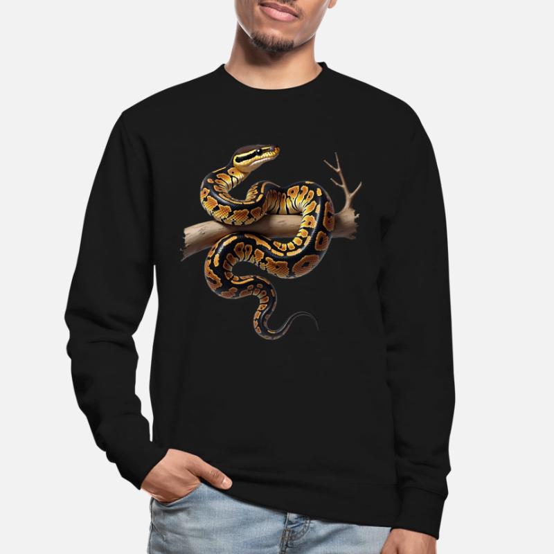 Roi Python Serpents Amoureux Terrarium Python Sweat-shirt Unisexe