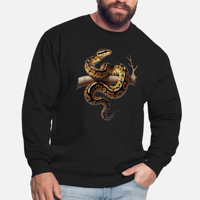 Roi Python Serpents Amoureux Terrarium Python Sweat-shirt Unisexe
