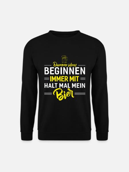 Stop painting my beer - Unisex Sweatshirt - black