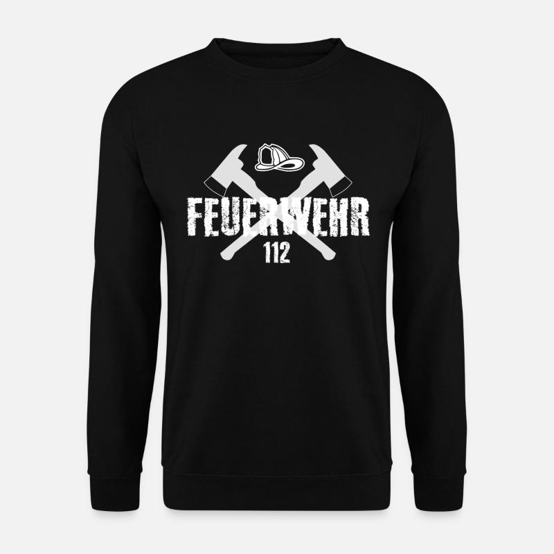 Feuerwehr - Unisex Pullover - Schwarz