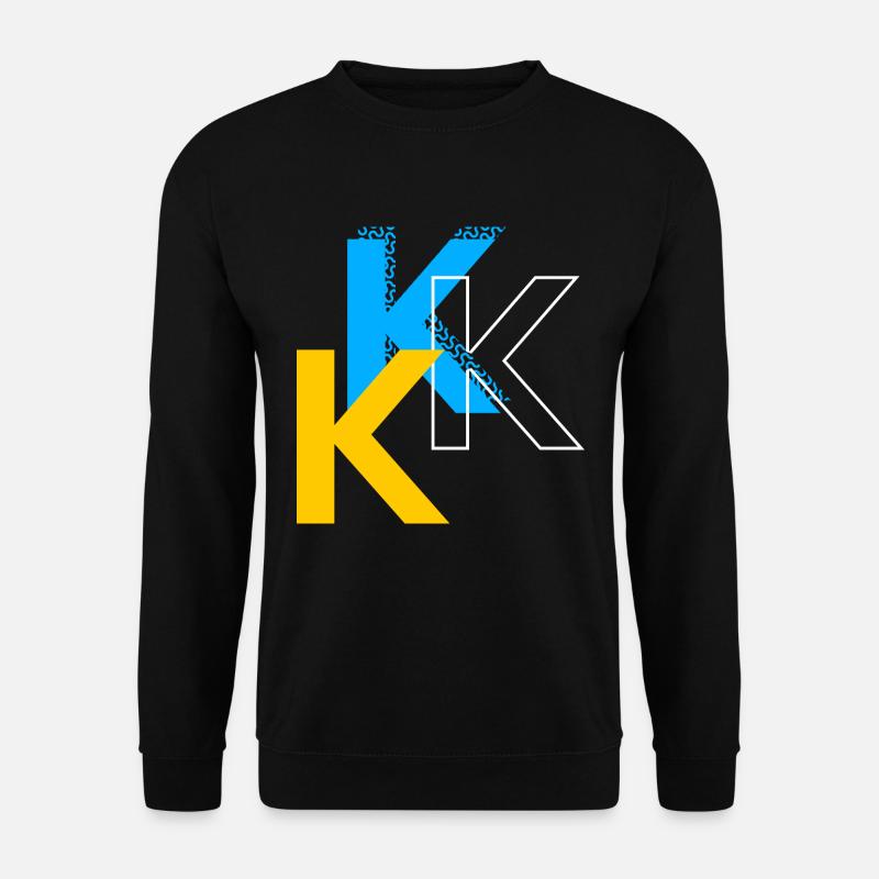 Buchstabe K - Unisex Pullover - Schwarz