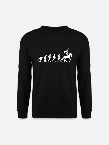 Voltigieren Evolution - Unisex Pullover - Schwarz