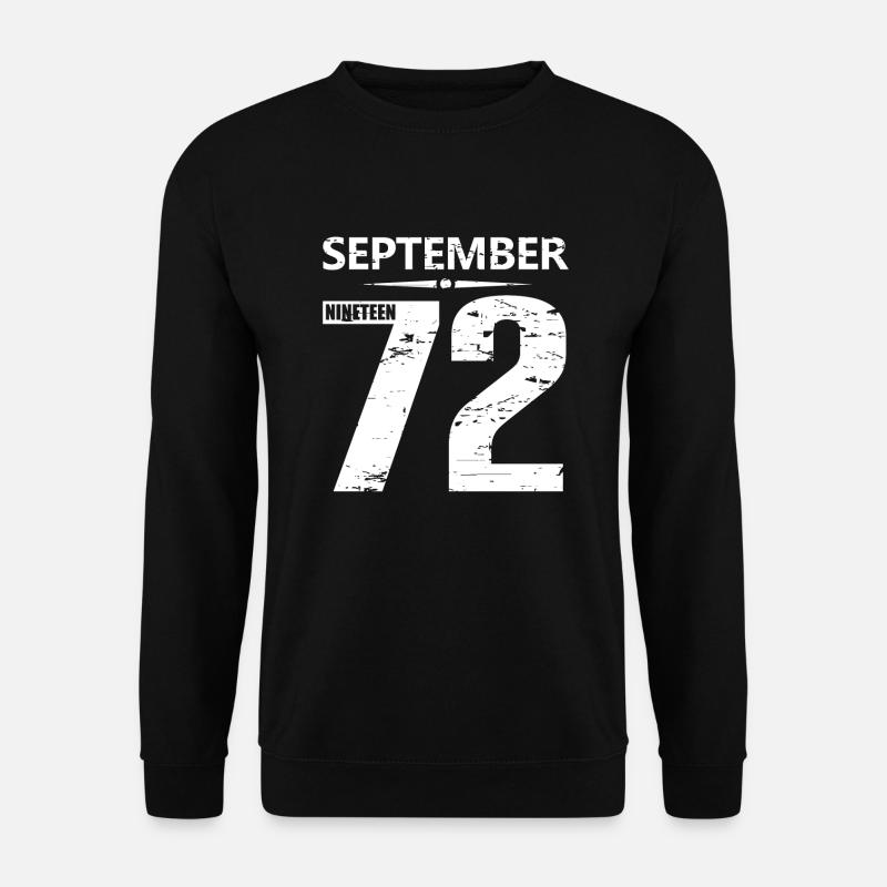 Numéro de septembre 1972 - Sweat-shirt Unisexe - noir