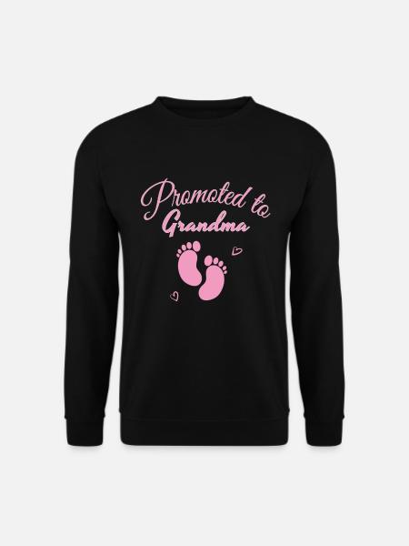 Granny expectant grandmother pregnant - Unisex Sweatshirt - black