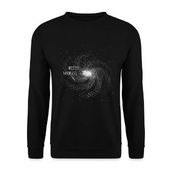 Mostly Harmless Planet Earth - Unisex Pullover - Schwarz - Vorne - Alina (178cm) & Michal (187cm)