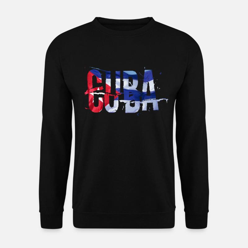 Kuba Flagge Cubanisto - Unisex Pullover - Schwarz