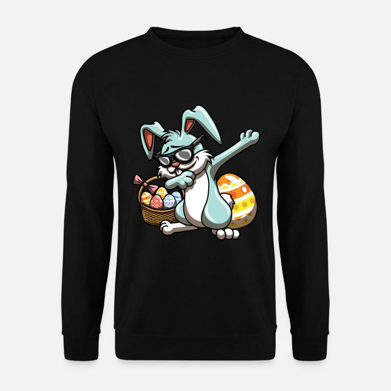 Cooler Osterhase - Unisex Pullover - Schwarz