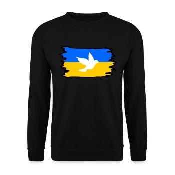 Ukraine - Unisex Sweatshirt - black - Front - Alina (178cm) & Michal (187cm)