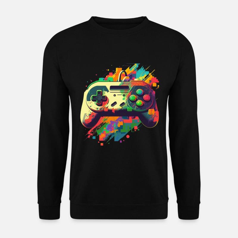 Console rétro - Sweat-shirt Unisexe - noir