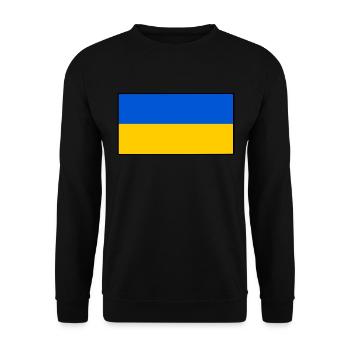 Ukraine - Unisex Sweatshirt - black - Front - Alina (178cm) & Michal (187cm)