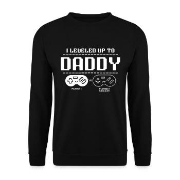Promu papa en 2025 - Sweat-shirt Unisexe - noir - Devant - Alina (178cm) & Michal (187cm)