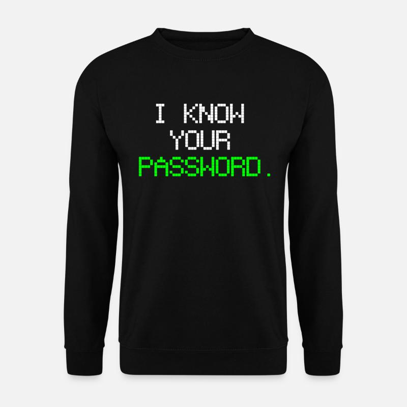 Hacker Passwort - Unisex Pullover - Schwarz