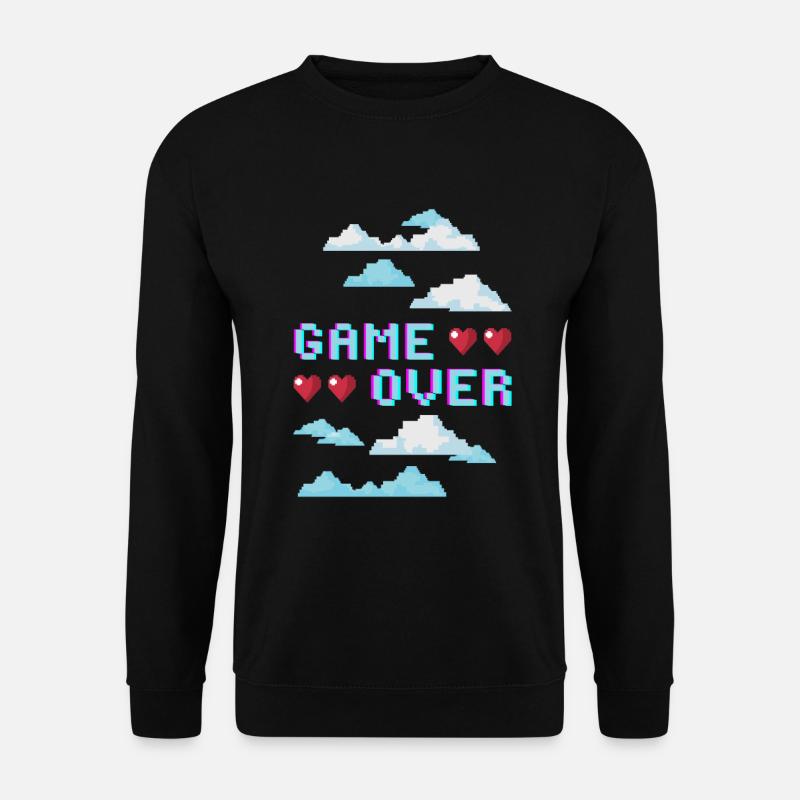 GAME OVER - Unisex Pullover - Schwarz