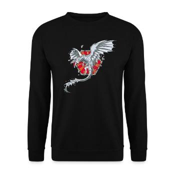 Donjons & Dragons / Dungeons & Dragons / Blanc - Sweat-shirt Unisexe - noir - Devant - Alina (178cm) & Michal (187cm)