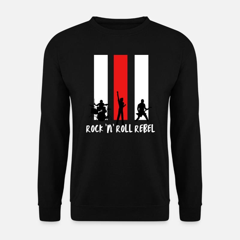 Rock n Roll Rebel - Unisex Sweatshirt - black