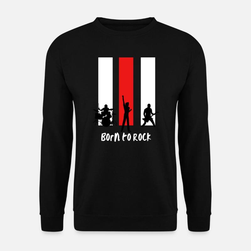 Né pour le rock - Sweat-shirt Unisexe - noir