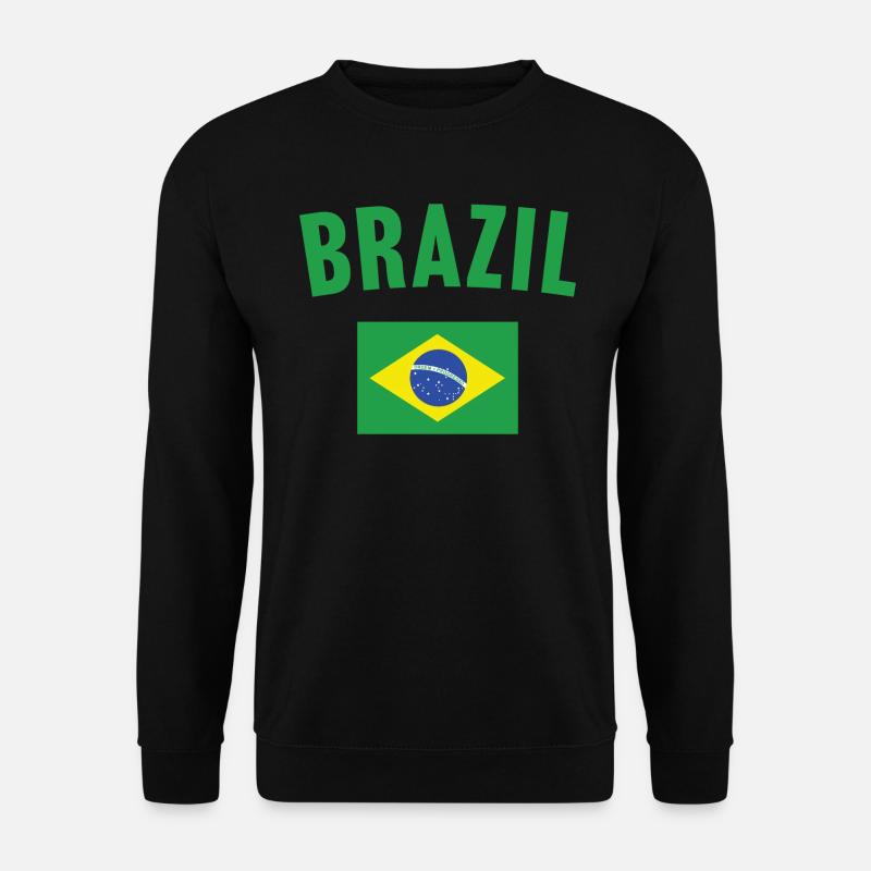 Brazil Flag - Unisex Sweatshirt - black