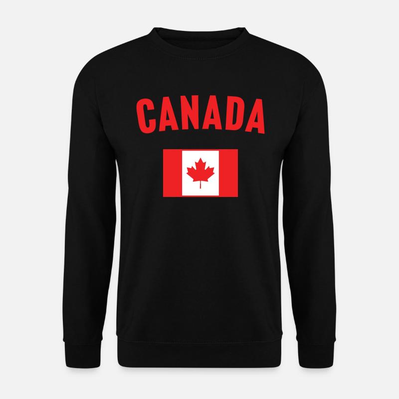 Drapeau du Canada - Sweat-shirt Unisexe - noir