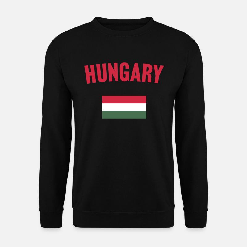 Drapeau de la Hongrie - Sweat-shirt Unisexe - noir