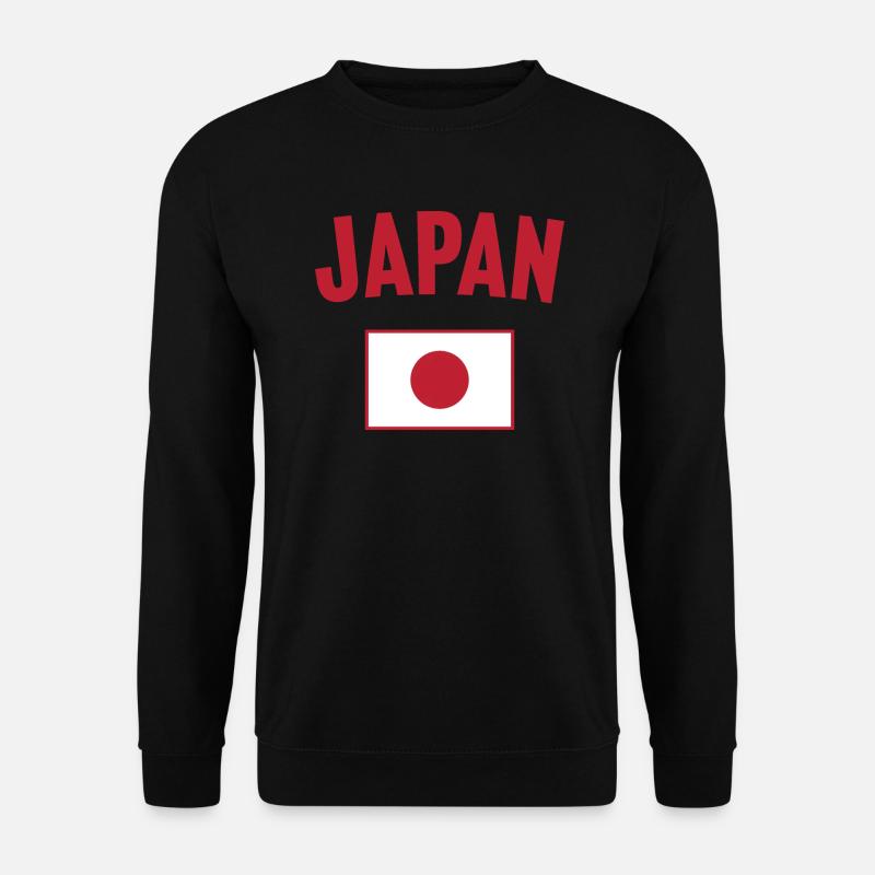 Japanische Flagge - Unisex Pullover - Schwarz