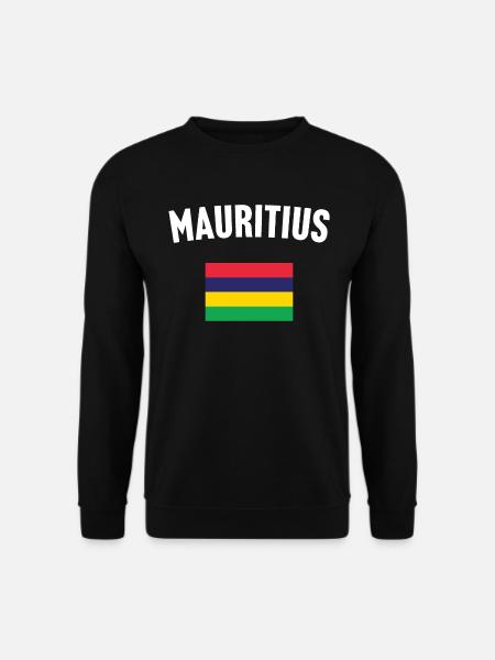 Drapeau de l’île Maurice - Sweat-shirt Unisexe - noir