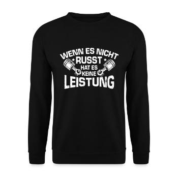 70 - Unisex Pullover - Schwarz - Vorne - Alina (178cm) & Michal (187cm)