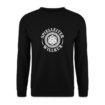 Jeu arbitraire Maître Énonciations drôles Jeu de rôle - Sweat-shirt Unisexe - noir - Devant - Alina (178cm) & Michal (187cm)