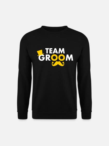 Team groom - Unisex Sweatshirt - black