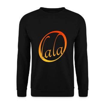 O - Unisex Pullover - Schwarz - Vorne - Alina (178cm) & Michal (187cm)