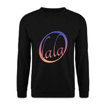 O lala - Unisex Pullover - Schwarz - Vorne - Alina (178cm) & Michal (187cm)