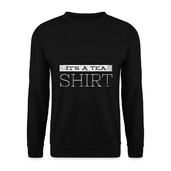Tee Heißgetränk schwarzer tee grüner tee eistee fe - Unisex Pullover - Schwarz - Vorne - Alina (178cm) & Michal (187cm)