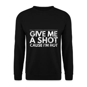Funny Sayings Humour Citation Cadeau Cool Sayings - Sweat-shirt Unisexe - noir - Devant - Alina (178cm) & Michal (187cm)