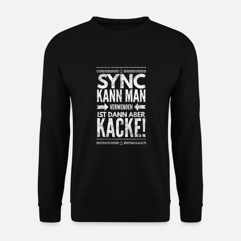 DJ Deejay Musik Techno Music Turntable Geschenk - Unisex Pullover - Schwarz