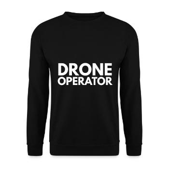 Drone Pilot Flying Drone Drone Fpv Gift 6 - Unisex Sweatshirt - black - Front - Alina (178cm) & Michal (187cm)