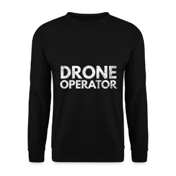 Drohne Pilot Fliegen Drohnen Drone Fpv Geschenk 3 - Unisex Pullover - Schwarz - Vorne - Alina (178cm) & Michal (187cm)