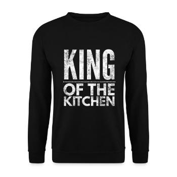 Koch Köchin Kochen Restaurant Küche Geschenk 11 - Unisex Pullover - Schwarz - Vorne - Alina (178cm) & Michal (187cm)