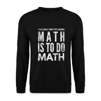 Mathematiker Schule Lehrer Mathe Pi Geschenk 8 - Unisex Pullover - Schwarz - Vorne - Alina (178cm) & Michal (187cm)