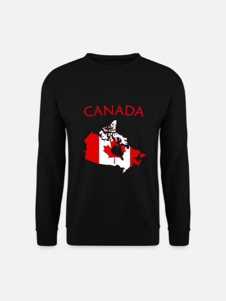 canada from the "country" collection - Unisex Sweatshirt - black