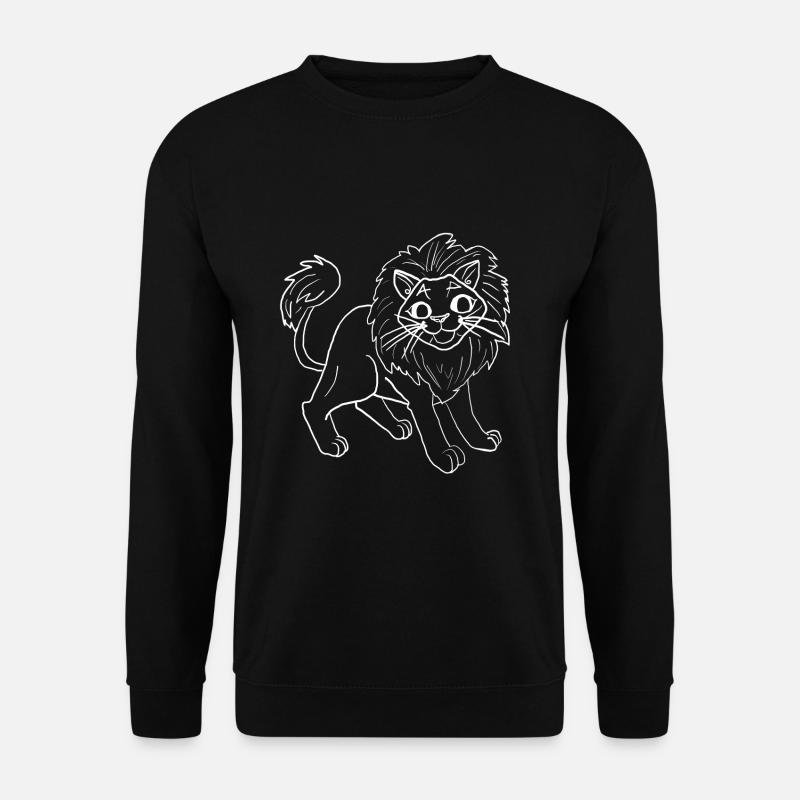 Lion anime - Unisex Sweatshirt - black