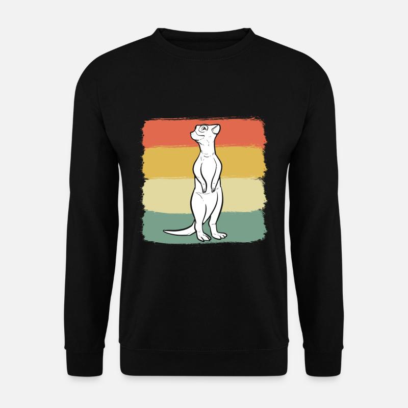 Erdmännchen - Unisex Pullover - Schwarz