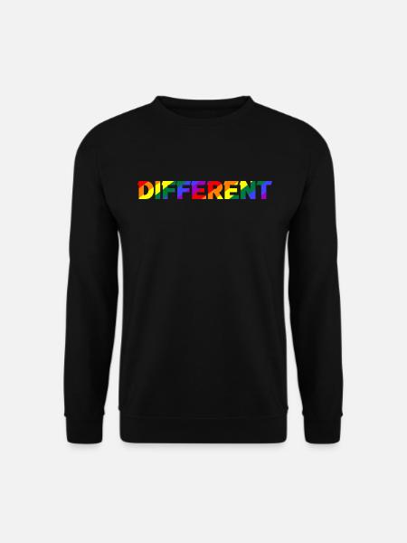 Différentes Rainbow Pride - Sweat-shirt Unisexe - noir