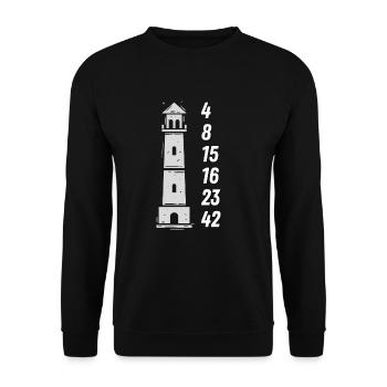 Numéros Lighthouse T-Shirt Series TV Fan de télévision - Sweat-shirt Unisexe - noir - Devant - Alina (178cm) & Michal (187cm)