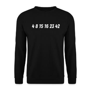Numbers Lighthouse T-Shirt Series TV Television Fan - Unisex Sweatshirt - black - Front - Alina (178cm) & Michal (187cm)