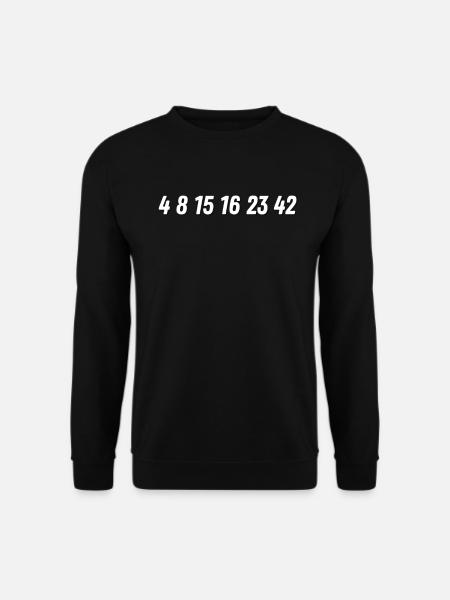 Zahlen Leuchtturm T-Shirt Serie TV Fernsehen Fan - Unisex Pullover - Schwarz