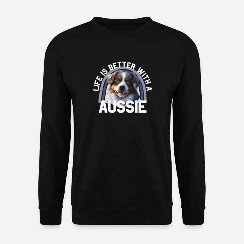 Australian Shepherd - Unisex Sweatshirt - black
